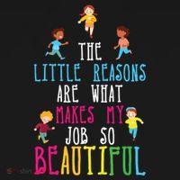 The Little Reasons Makes My Job So Beautiful Daycare Teacher Women's Tank Top thumb 5