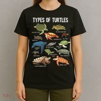 Turtle Lover Reptile Pet Turtle Types Of Turtles T-Shirt thumb 4