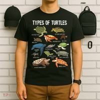 Turtle Lover Reptile Pet Turtle Types Of Turtles T-Shirt thumb 6