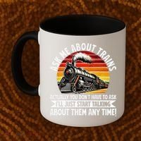 Train Locomotive Railway Conductor Train Engineer Retro Coffee Mug thumb 2