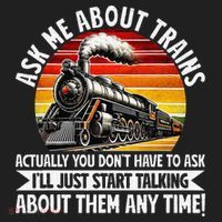Train Locomotive Railway Conductor Train Engineer Retro Beanie thumb 2