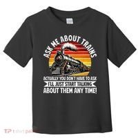 Train Locomotive Railway Conductor Train Engineer Retro Toddler T-Shirt thumb 0