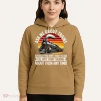 Train Locomotive Railway Conductor Train Engineer Retro Hoodie thumb 5