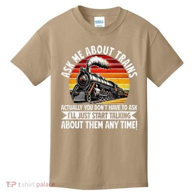 Train Locomotive Railway Conductor Train Engineer Retro Kids T-Shirt