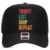 Thrift List Ship Repeat Funny Sourcing Reseller Gift Hat thumb 0