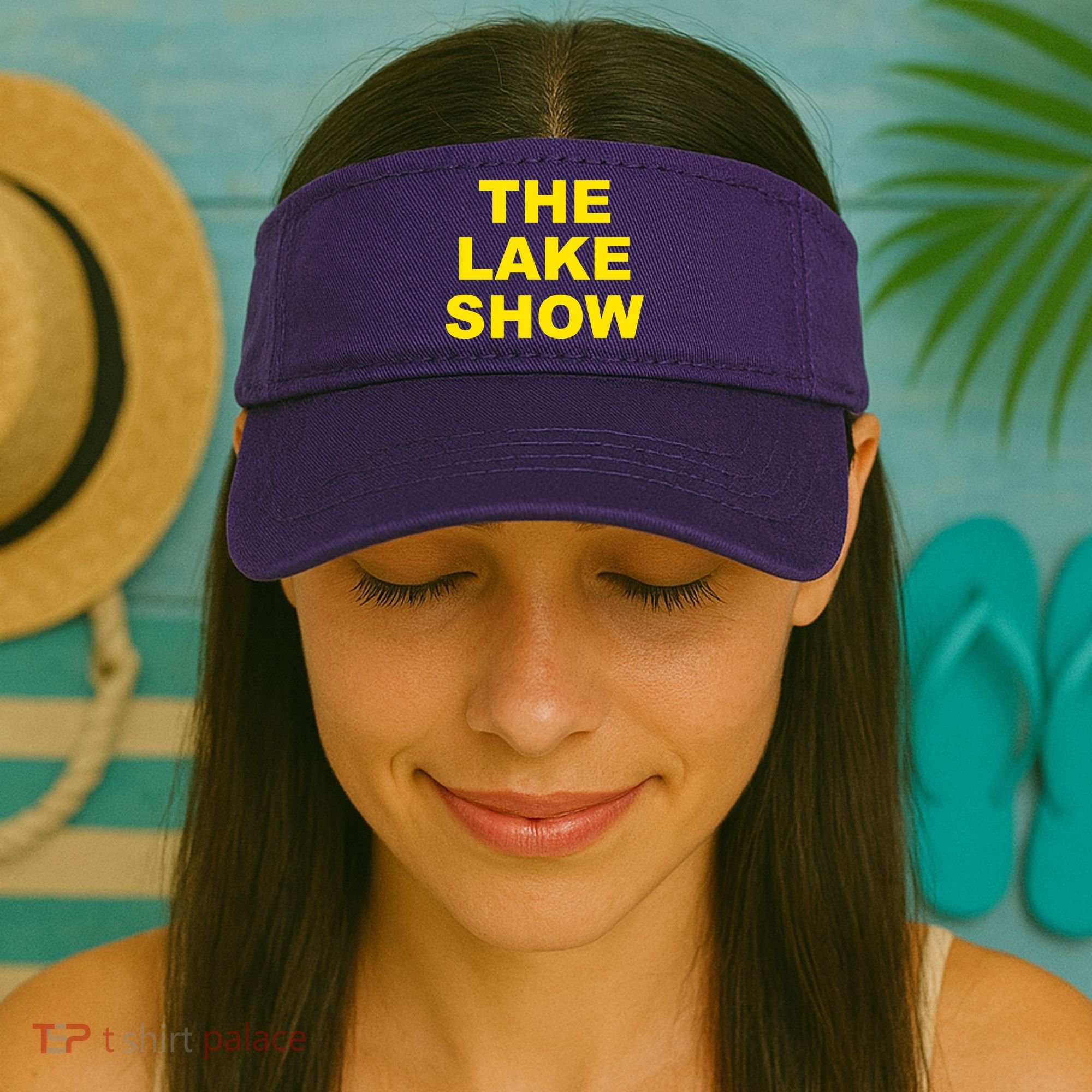 The Lake Show Basketball Los Angeles Visor