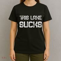 This Lake Sucks Funny Fishing T-Shirt thumb 4