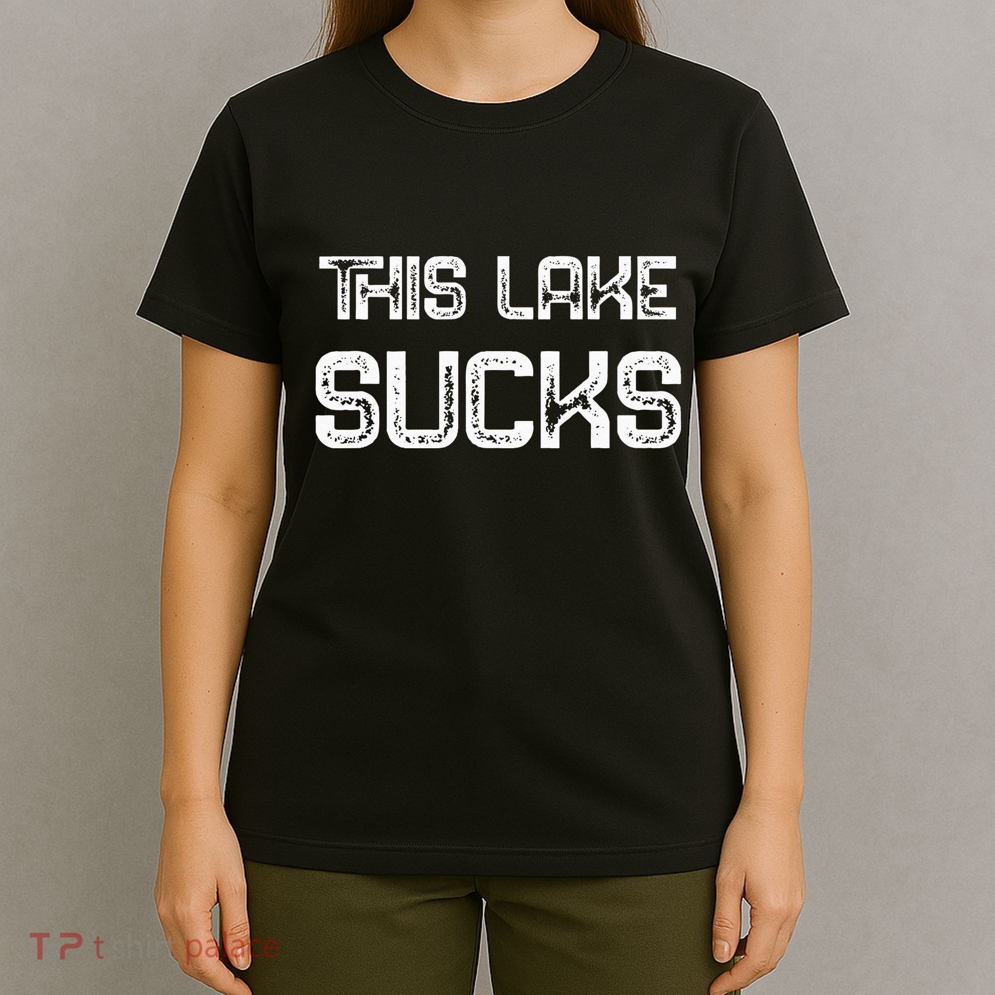 This Lake Sucks Funny Fishing T-Shirt