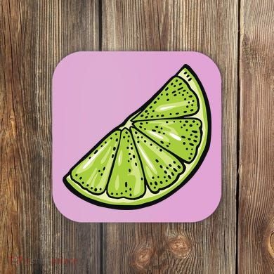 Tequila Lime Salt Halloween Costume Group Matching Coaster
