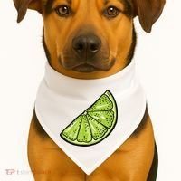 Tequila Lime Salt Halloween Costume Group Matching USA-Made Doggie Bandana thumb 1