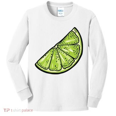 Tequila Lime Salt Halloween Costume Group Matching Kids Long Sleeve Shirt