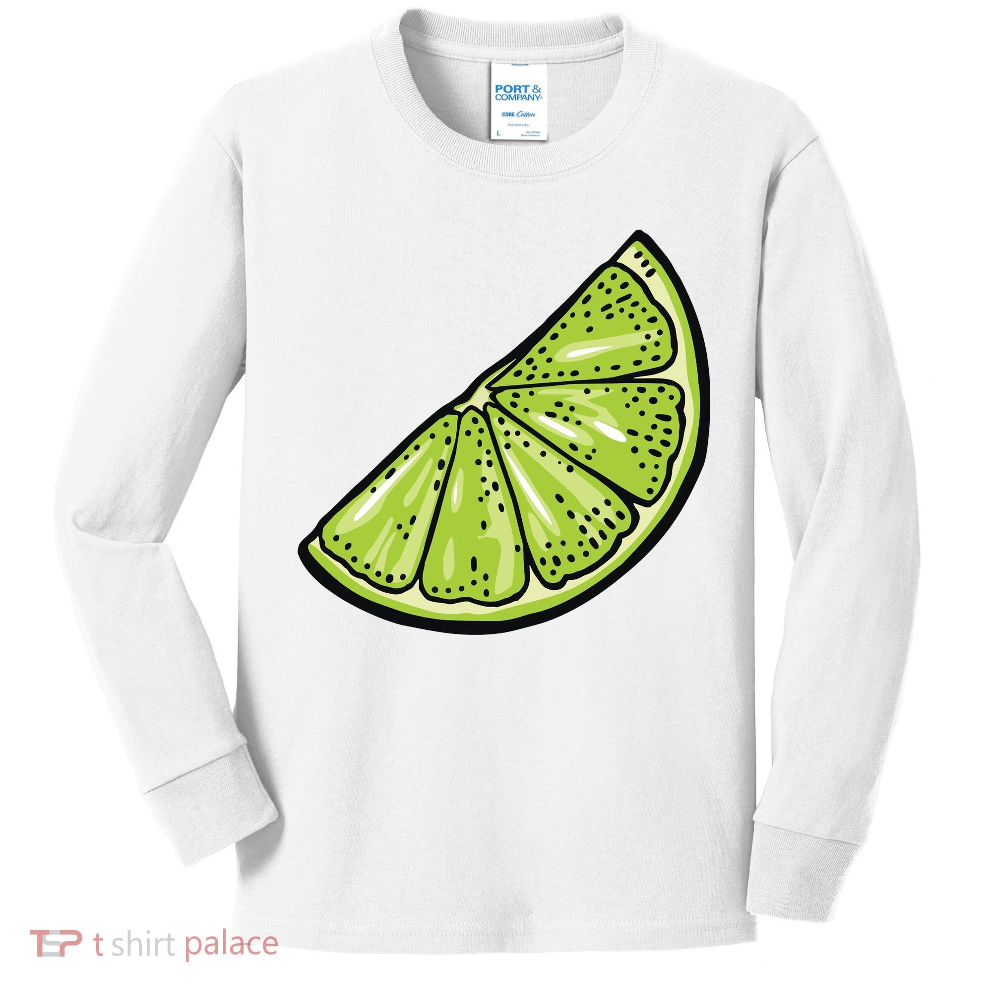 Tequila Lime Salt Halloween Costume Group Matching Kids Long Sleeve Shirt