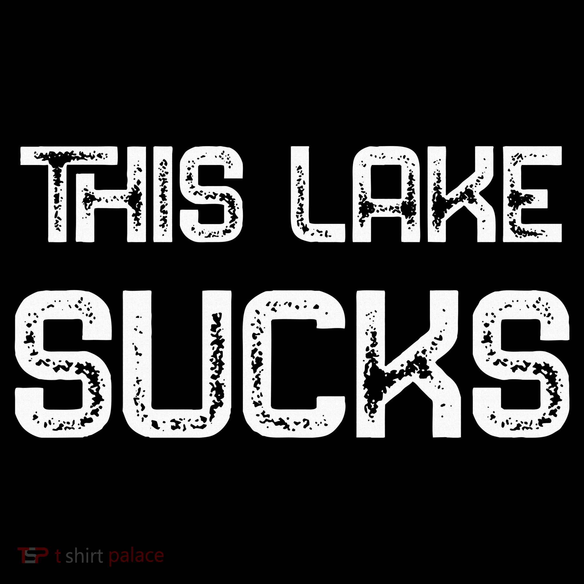 This Lake Sucks Funny Fishing Women's Hoodie