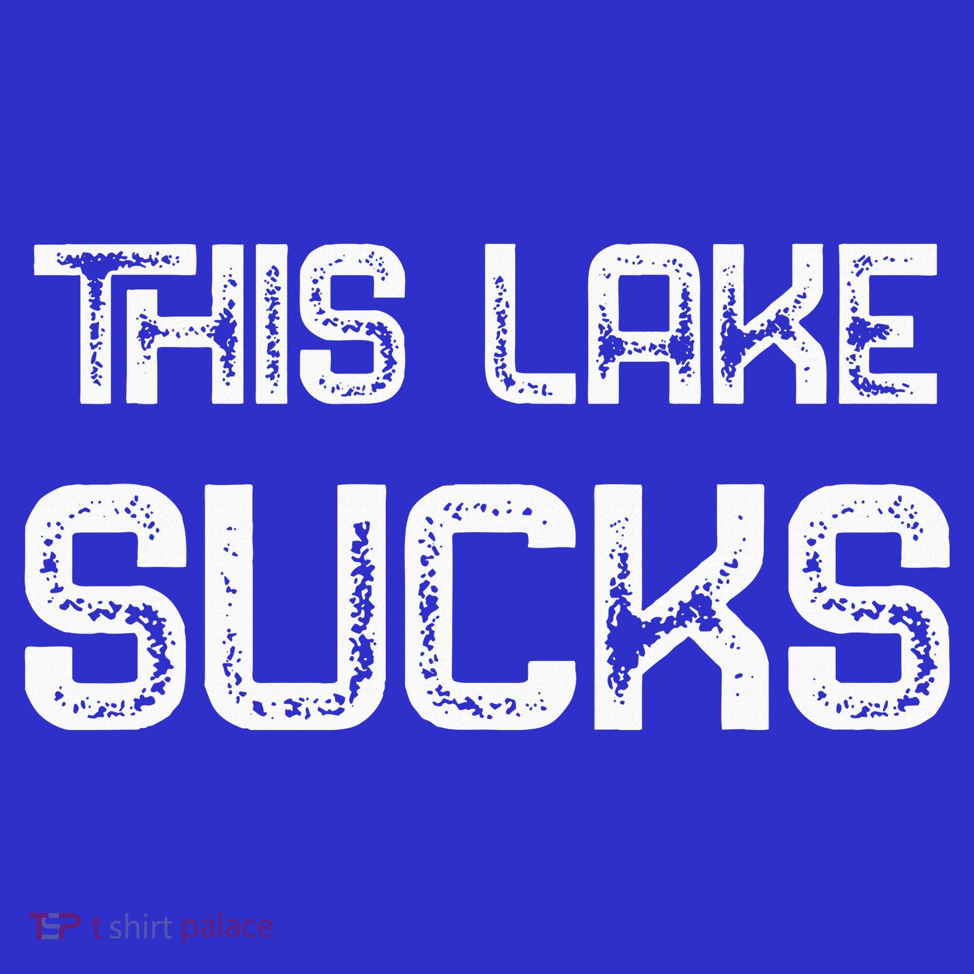 This Lake Sucks Funny Fishing Apron