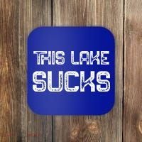 This Lake Sucks Funny Fishing Coaster thumb 0