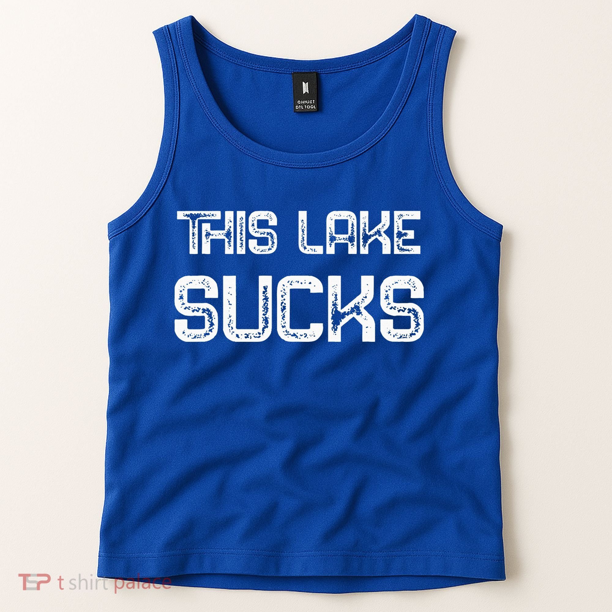 This Lake Sucks Funny Fishing Tank Top