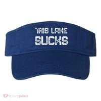 This Lake Sucks Funny Fishing Visor thumb 0