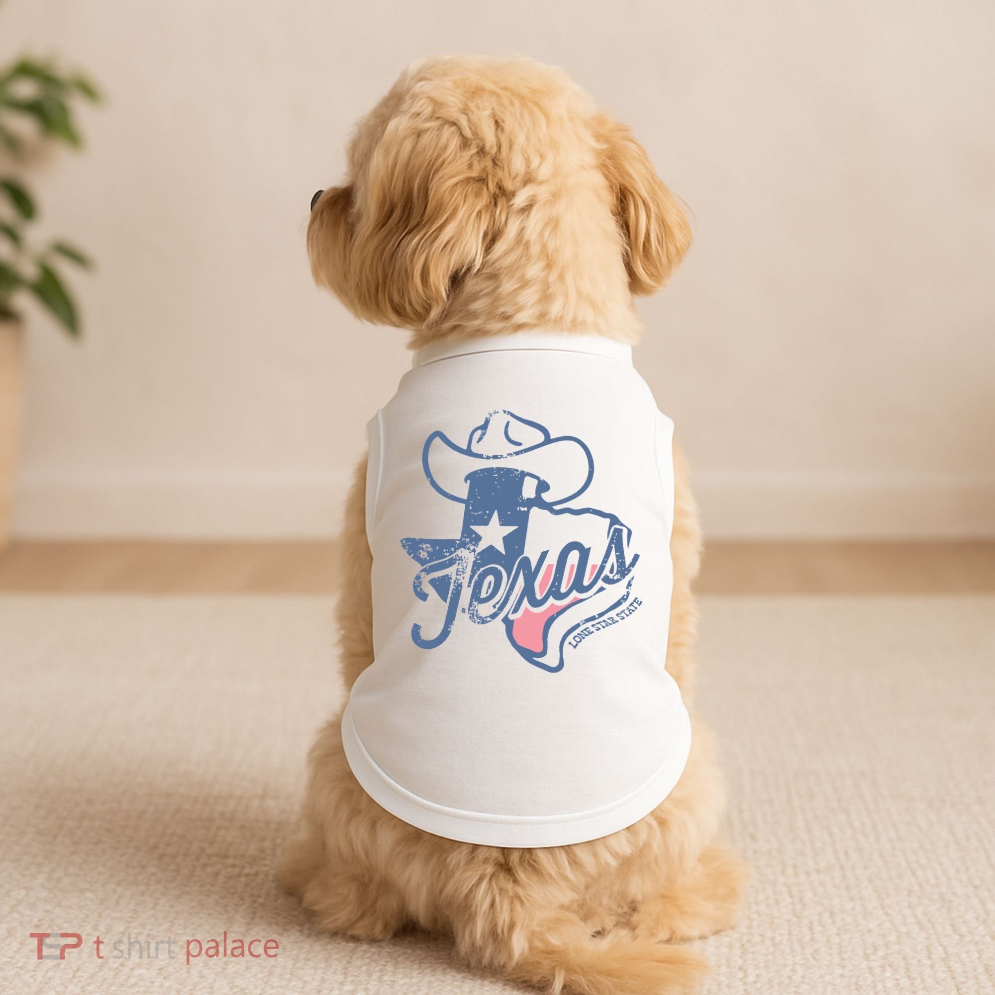 Texas Lone Star State Doggie Tank