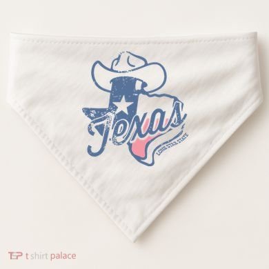 Texas Lone Star State USA-Made Doggie Bandana