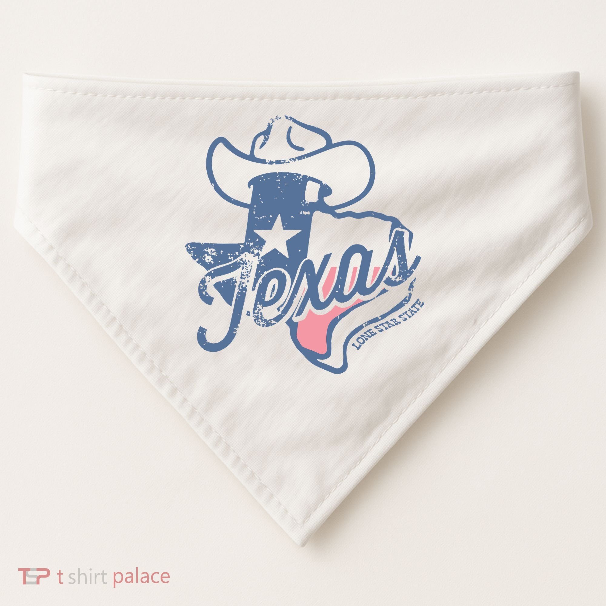 Texas Lone Star State USA-Made Doggie Bandana