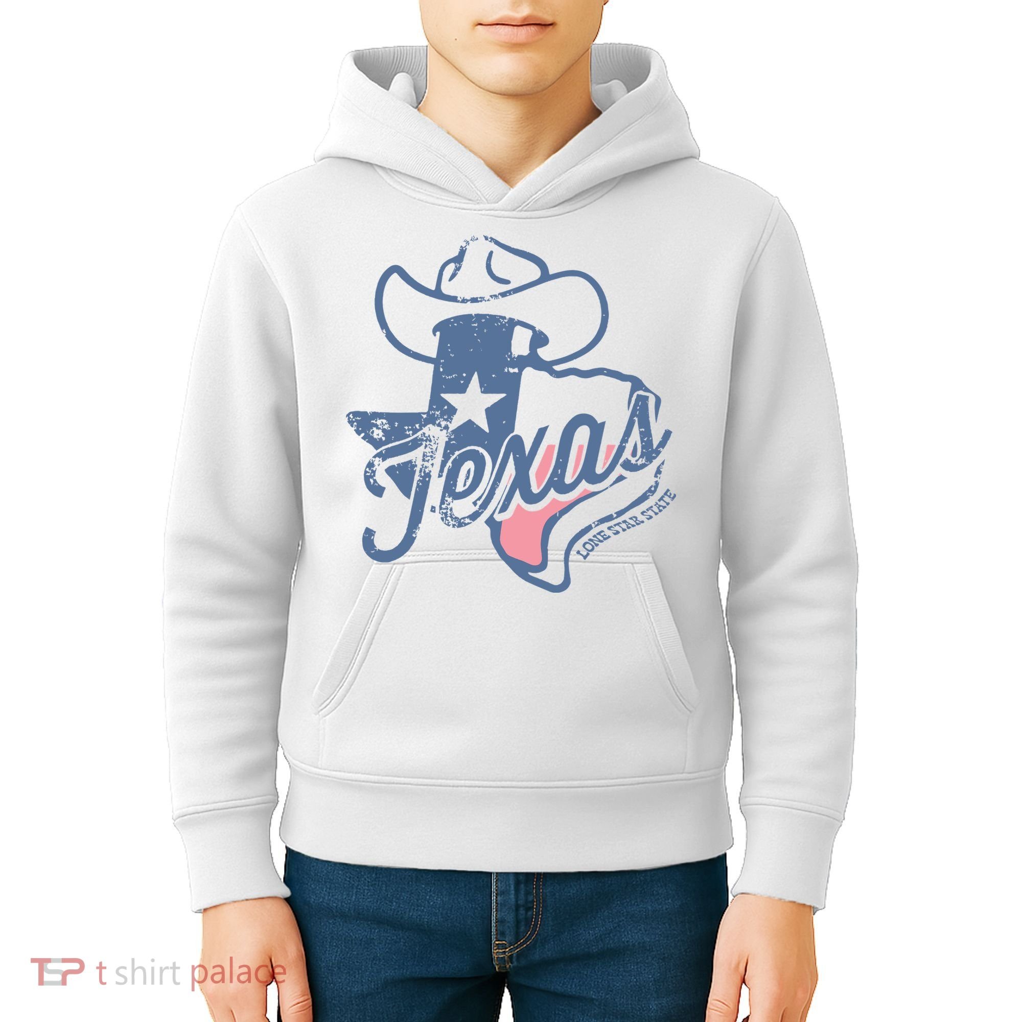 Texas Lone Star State Kids Hoodie