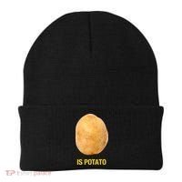 Is Potato Funny Beanie thumb 0