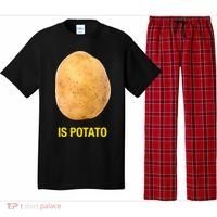 Is Potato Funny Pajama Set thumb 0