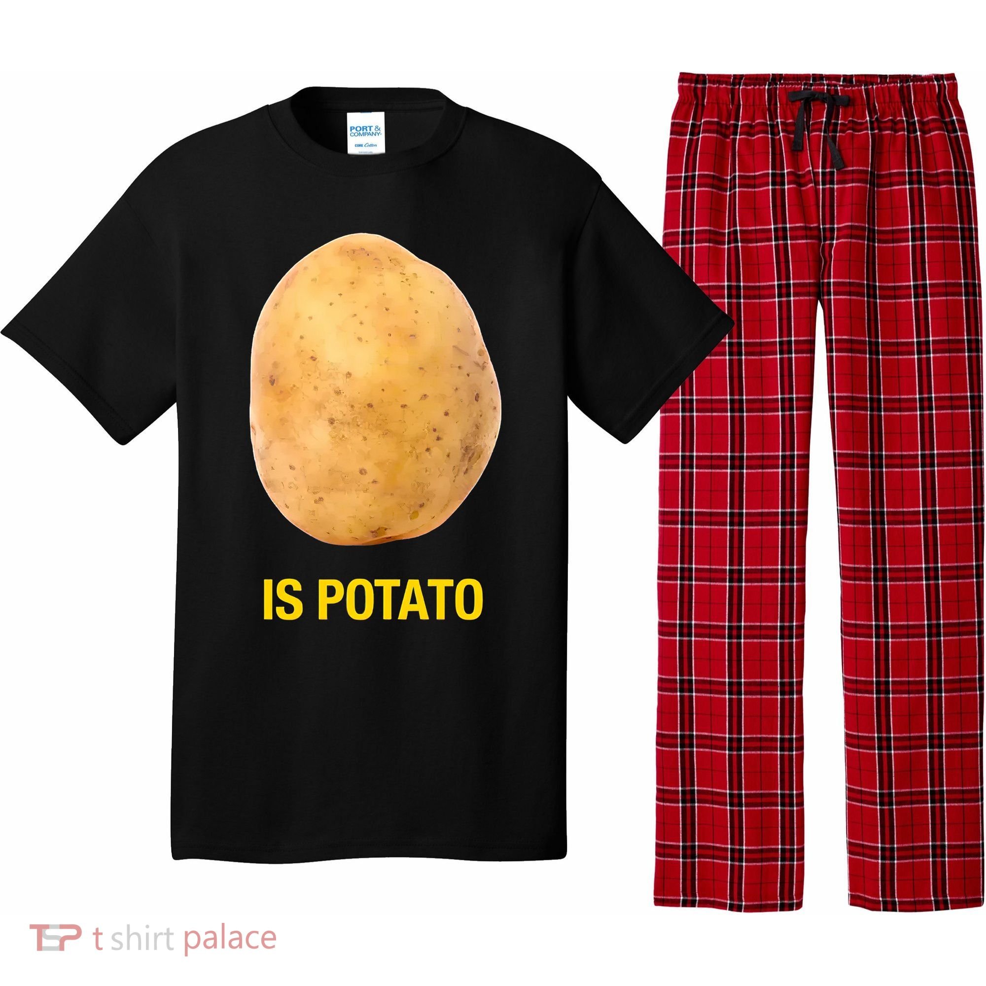 Is Potato Funny Pajama Set