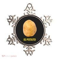 Is Potato Funny Ornament thumb 0