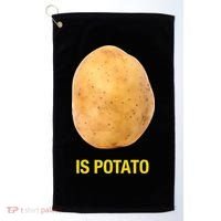 Is Potato Funny Golf Towel thumb 0