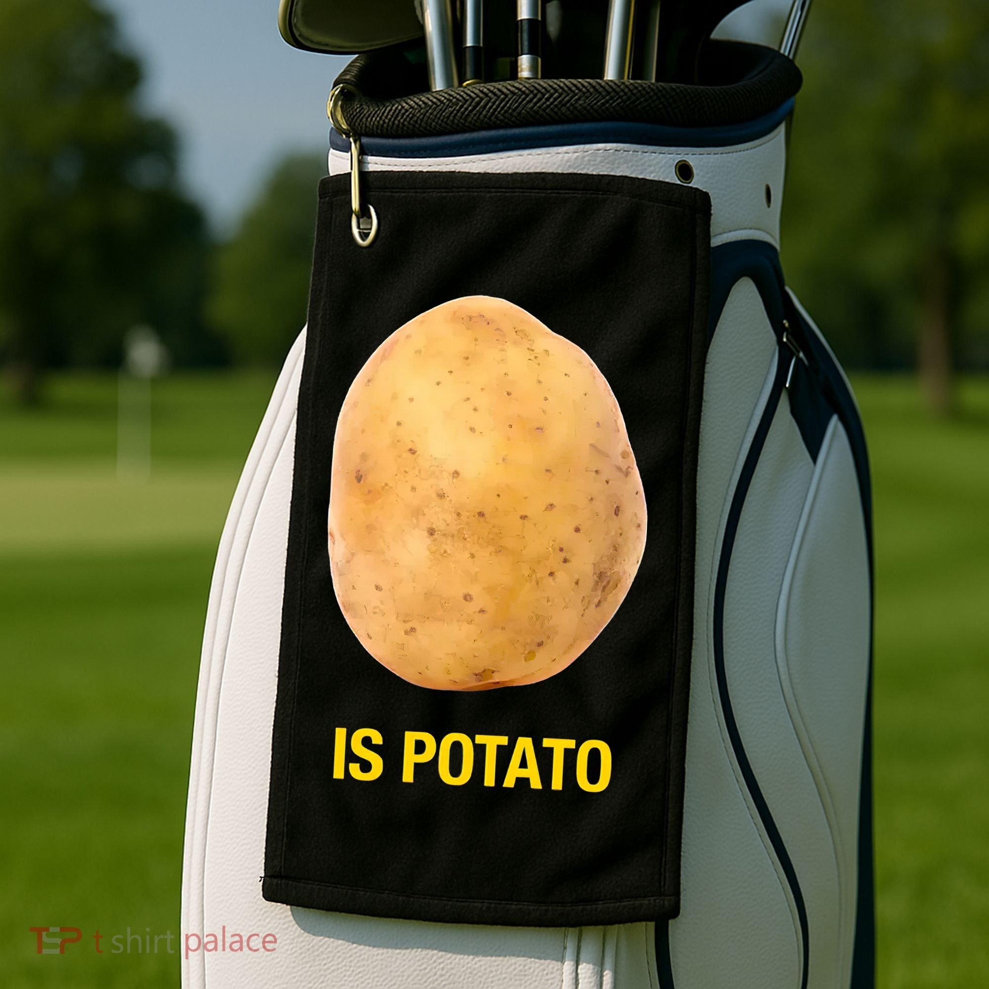 Is Potato Funny Golf Towel