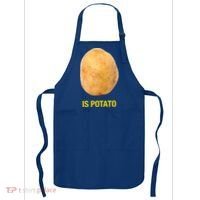Is Potato Funny Apron thumb 0