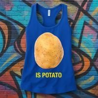 Is Potato Funny Women's Tank Top thumb 3