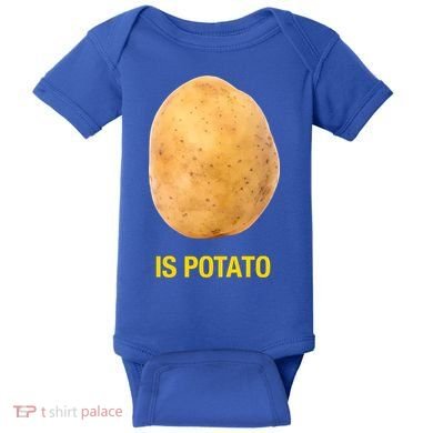 Is Potato Funny Baby Bodysuit