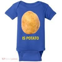 Is Potato Funny Baby Bodysuit thumb 0