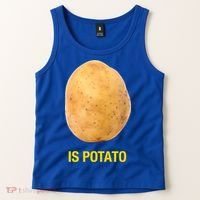 Is Potato Funny Tank Top thumb 2