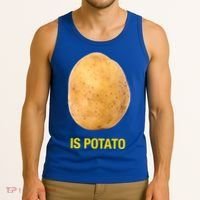 Is Potato Funny Tank Top thumb 3