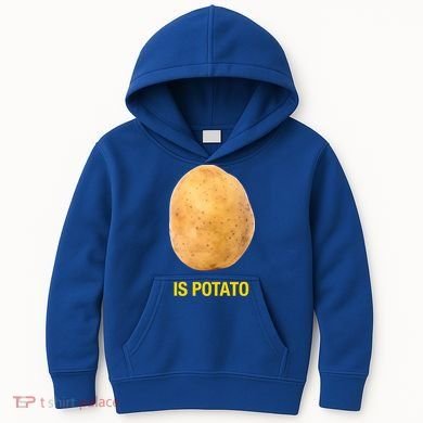 Is Potato Funny Kids Hoodie