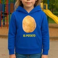 Is Potato Funny Kids Hoodie thumb 3