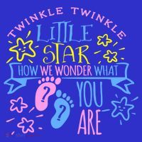 Twinkle Little Star How We Wonder What You Are Gender Reveal Gift Women's Tank Top thumb 5