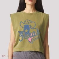 Texas Lone Star State Garment-Dyed Women's Muscle Tee thumb 2