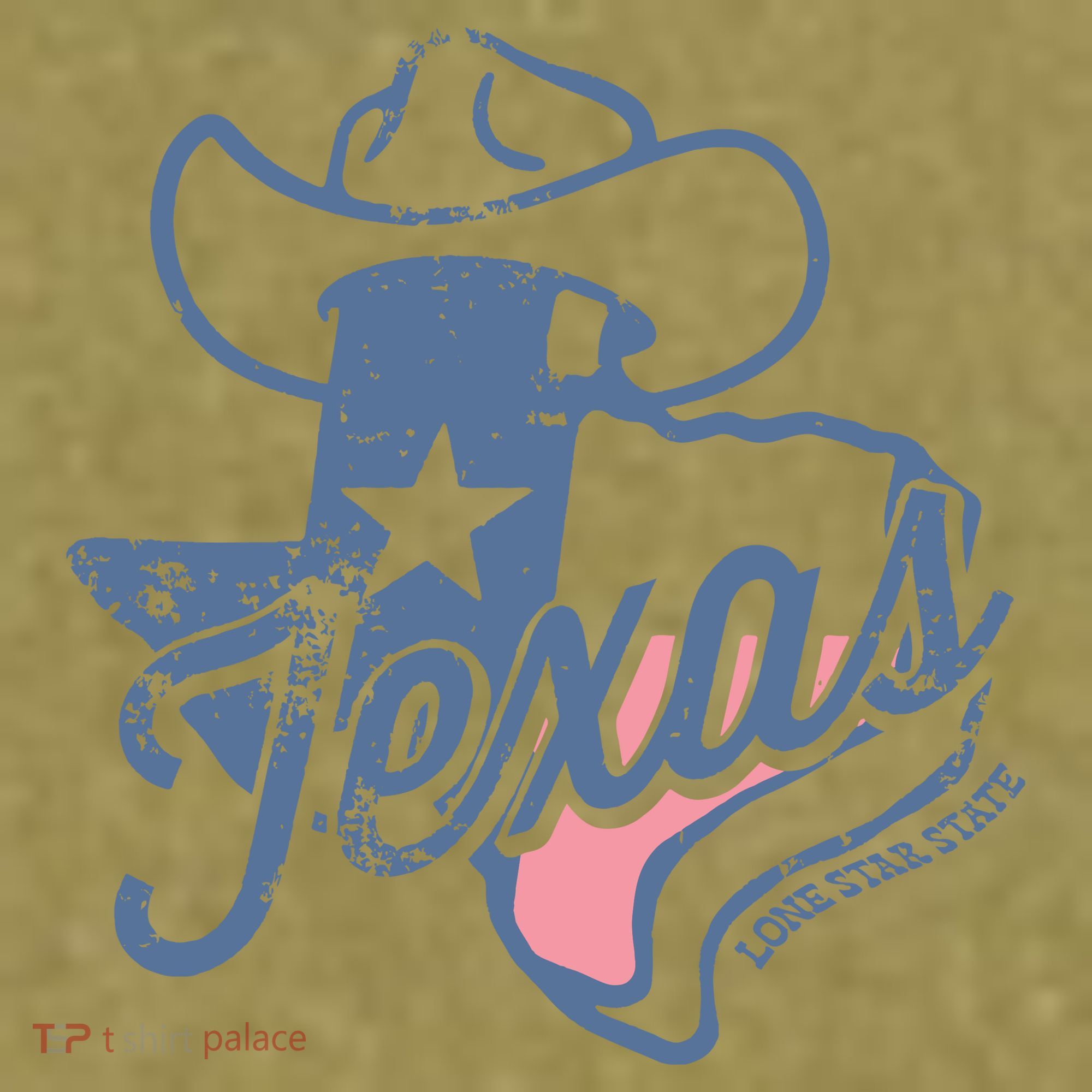 Texas Lone Star State Garment-Dyed Women's Muscle Tee