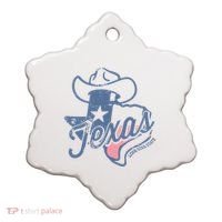Texas Lone Star State Ceramic Ornament thumb 0