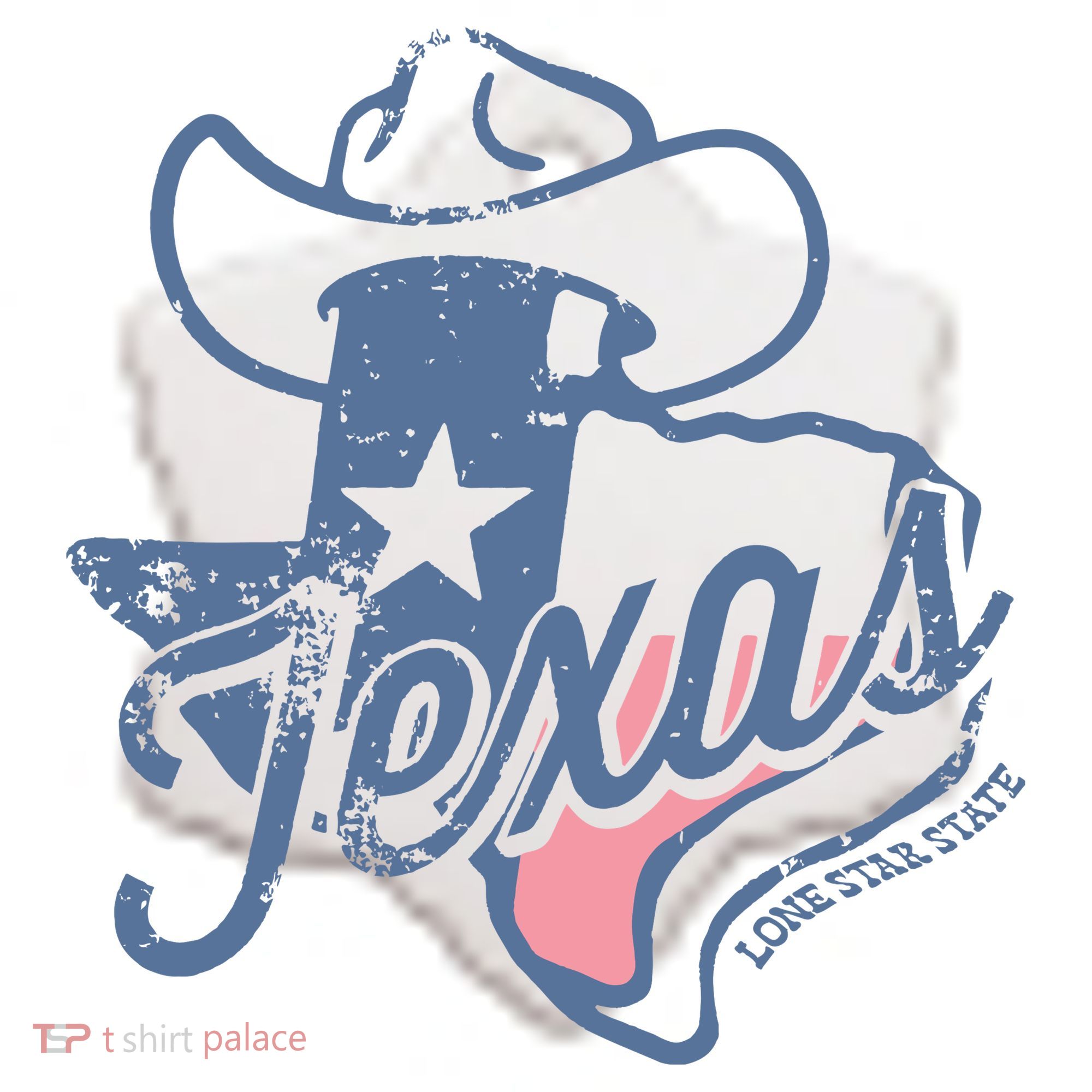 Texas Lone Star State Ceramic Ornament