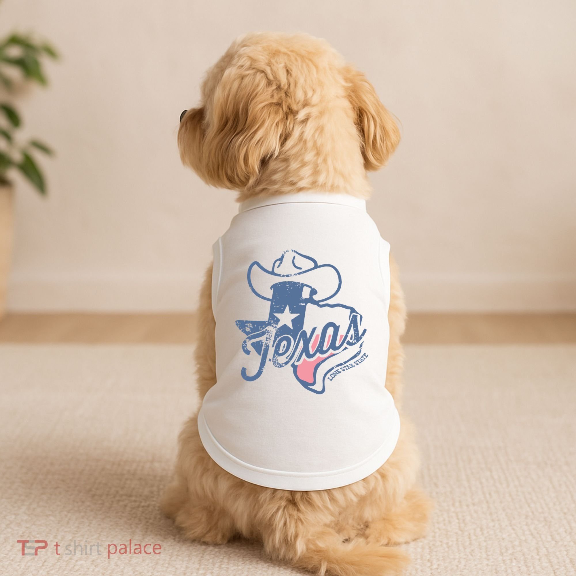 Texas Lone Star State Doggie Tank