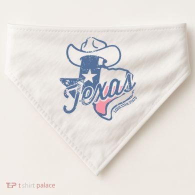 Texas Lone Star State USA-Made Doggie Bandana