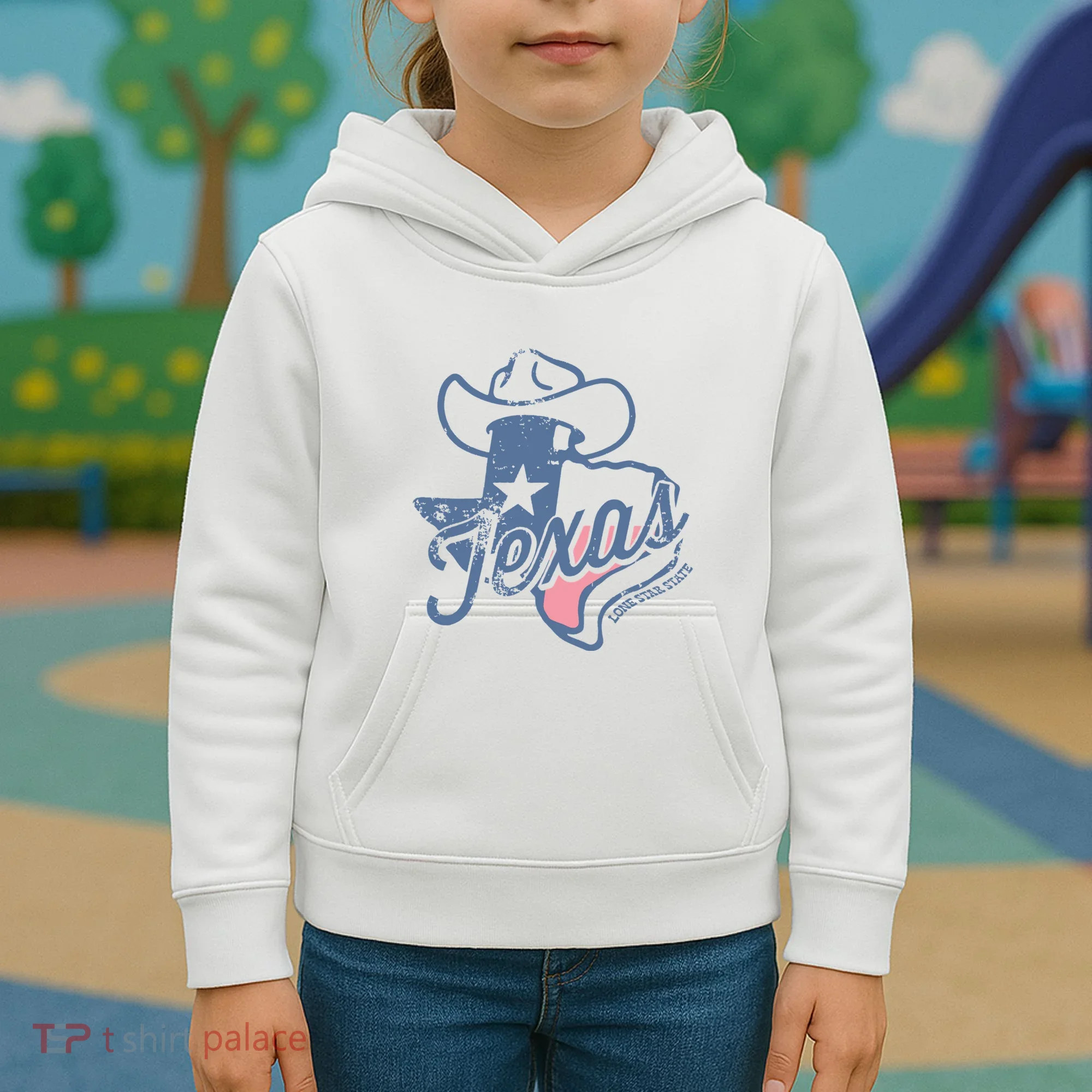 Texas Lone Star State Kids Hoodie