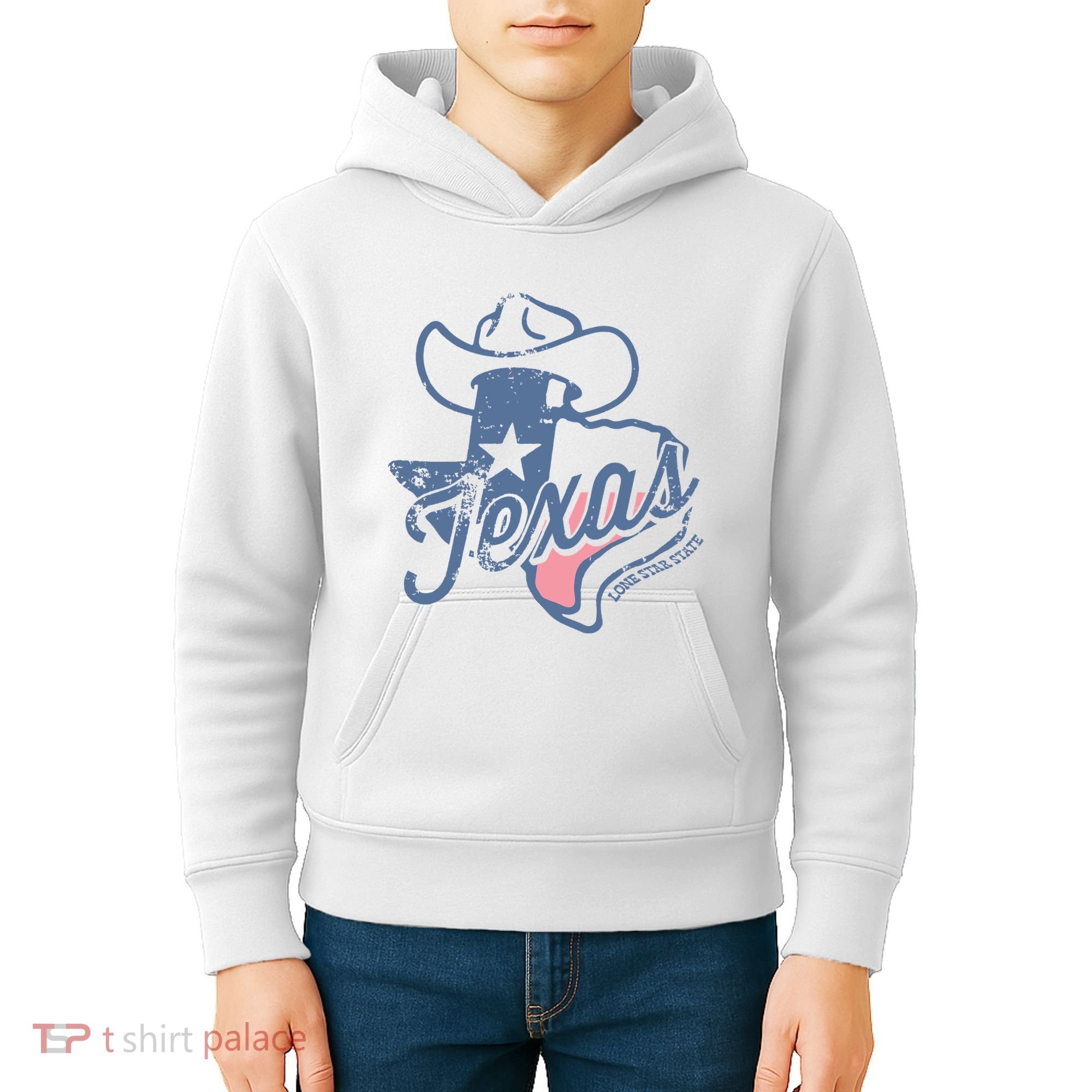 Texas Lone Star State Kids Hoodie