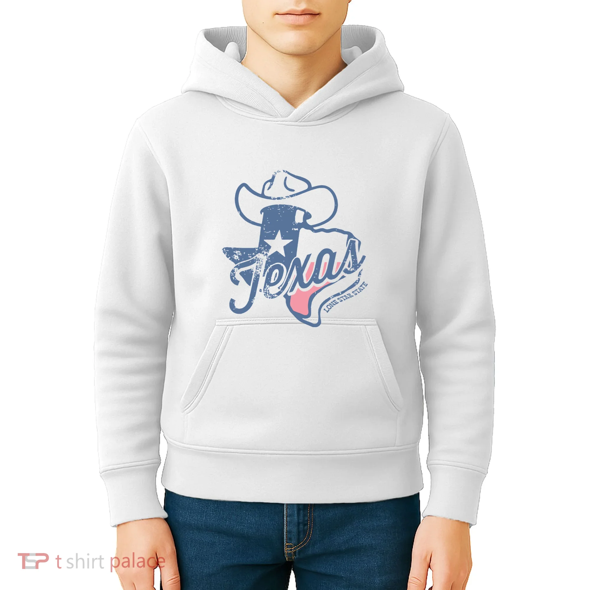 Texas Lone Star State Kids Hoodie