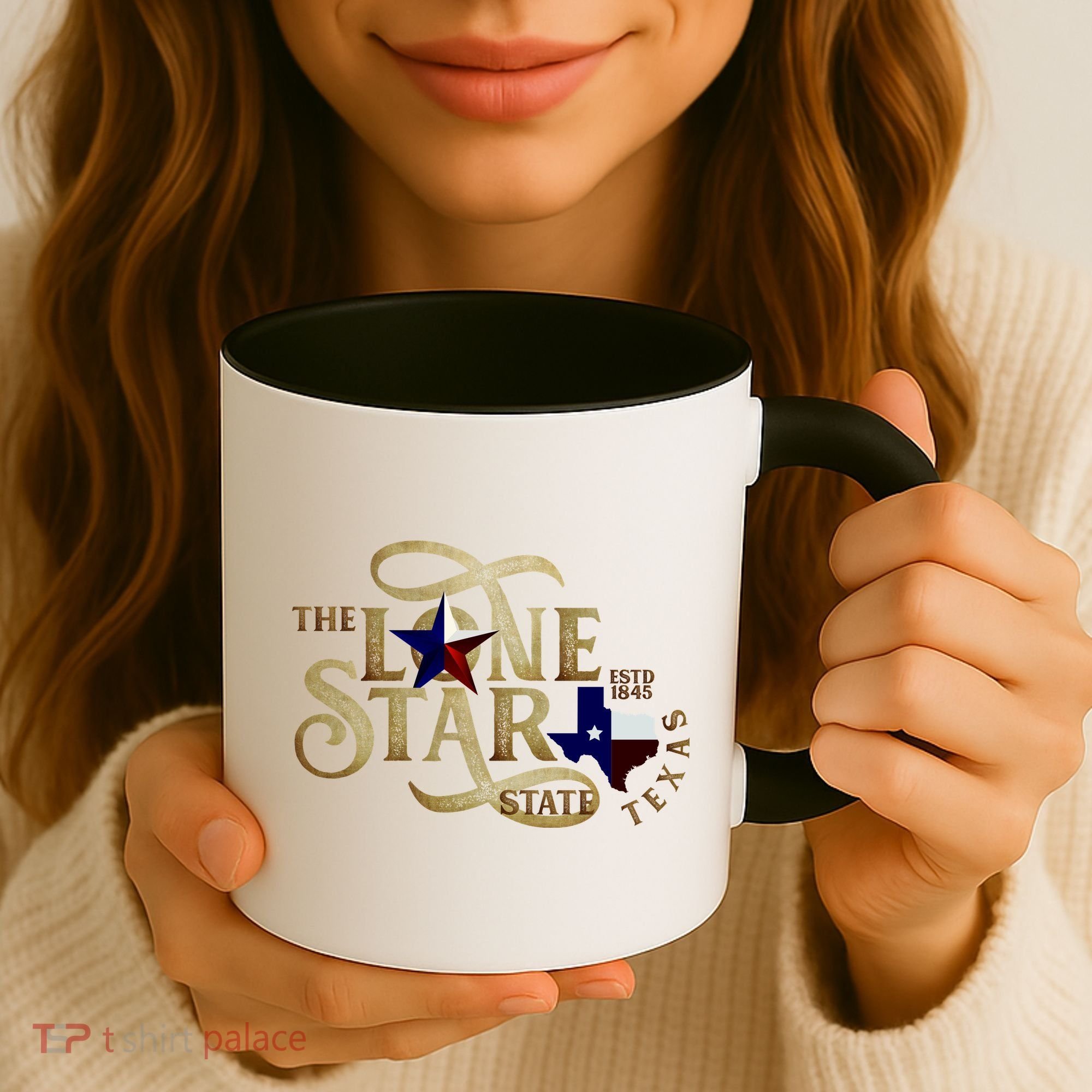 The Lone Star State Texas Logo Coffee Mug